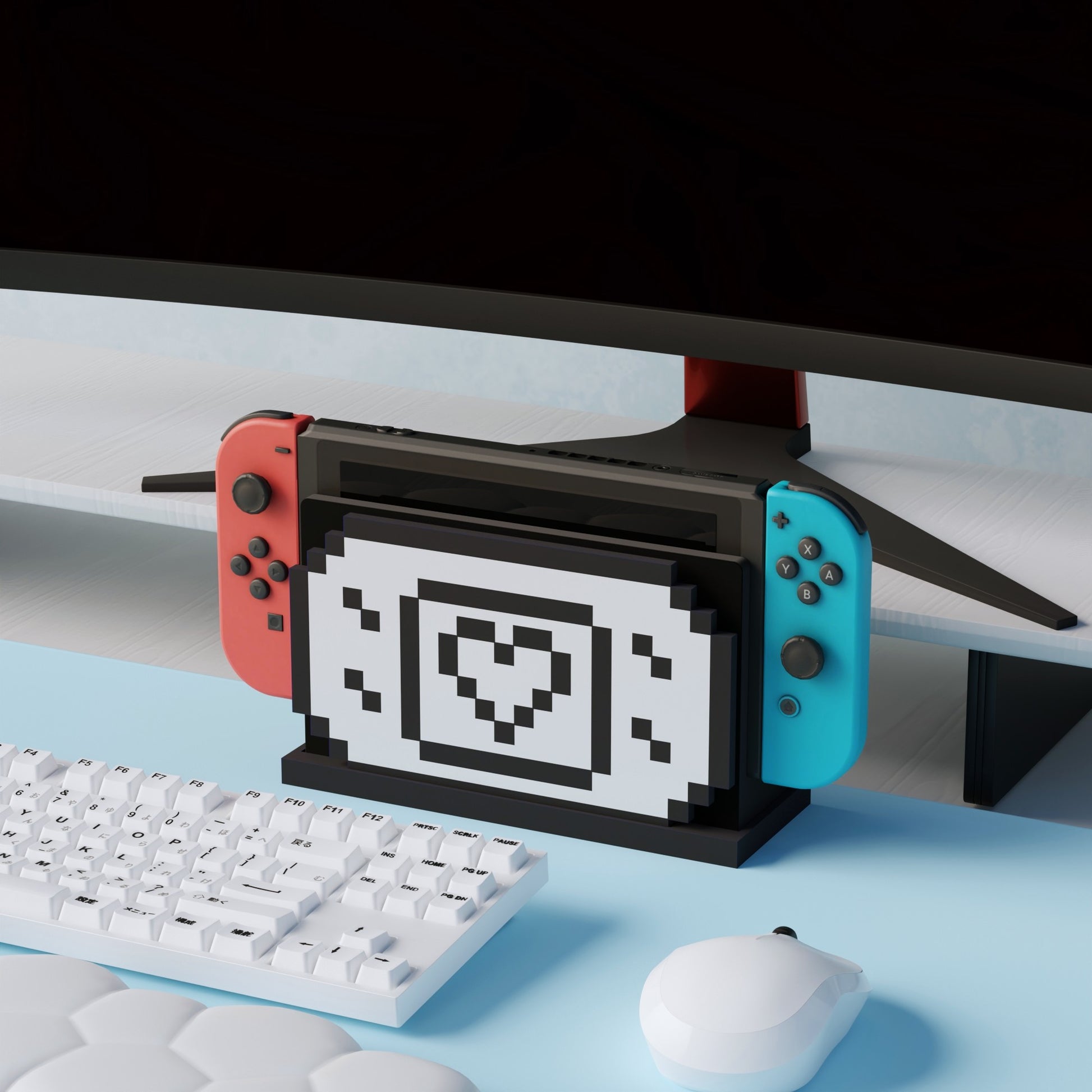 Pixel Heart Dock Cover