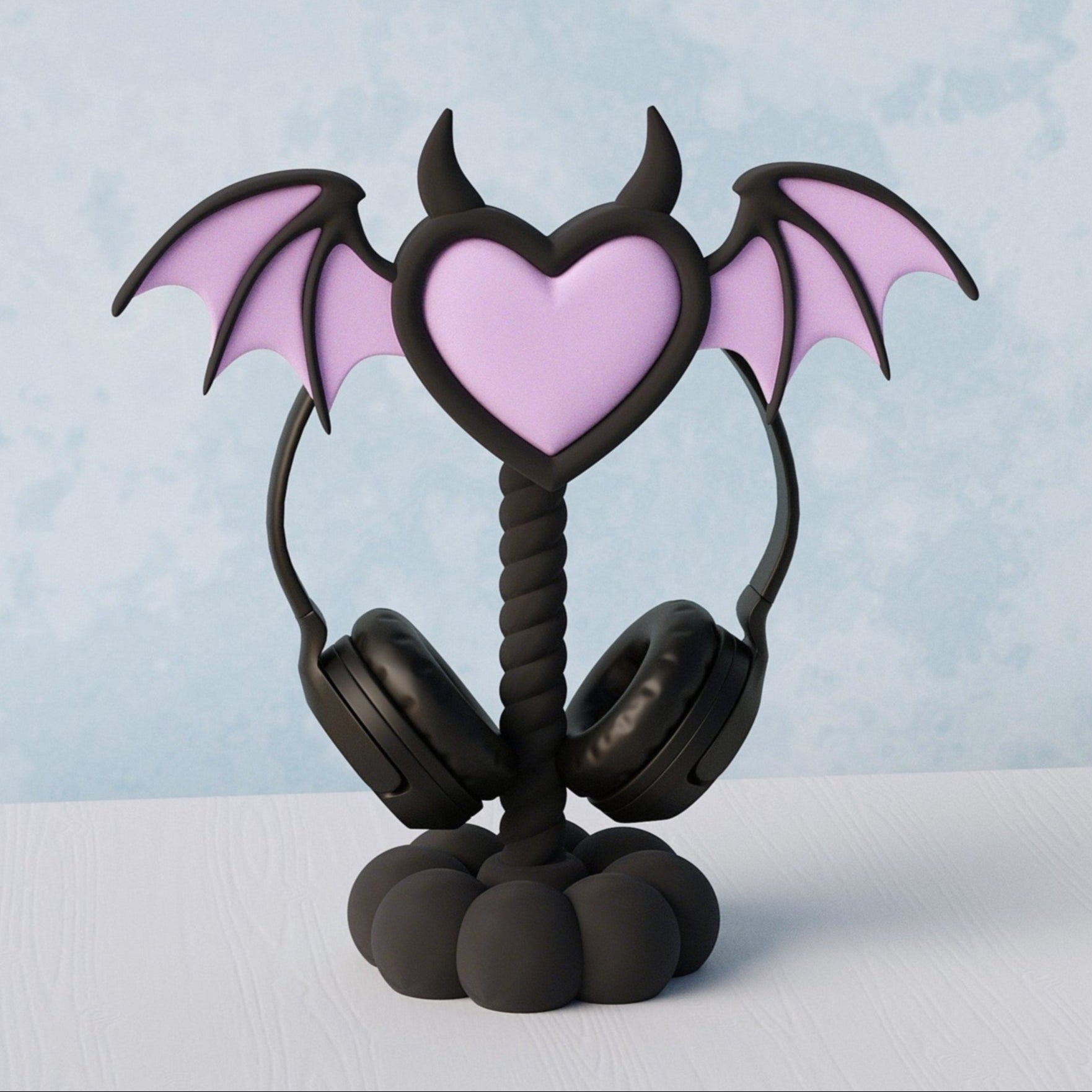 Demon Wings Headphone Stand