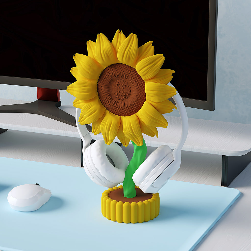 Sunflower Headphone Stand
