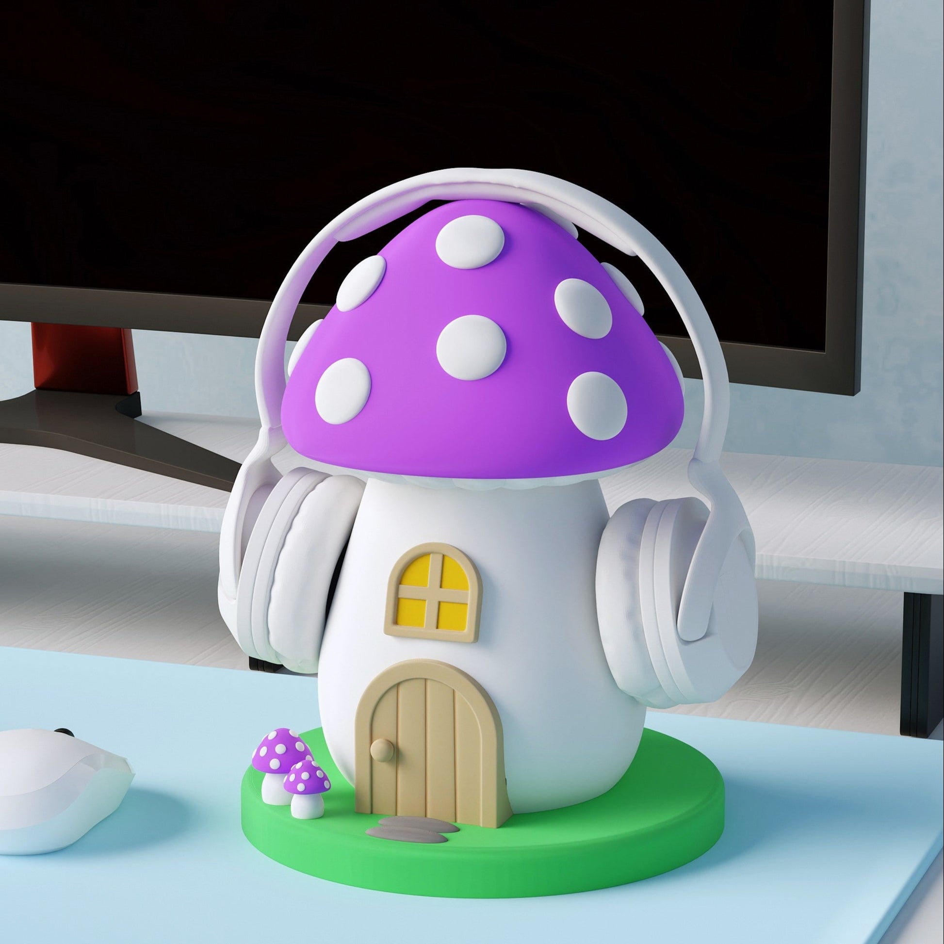 Mushroom Headphone Stand